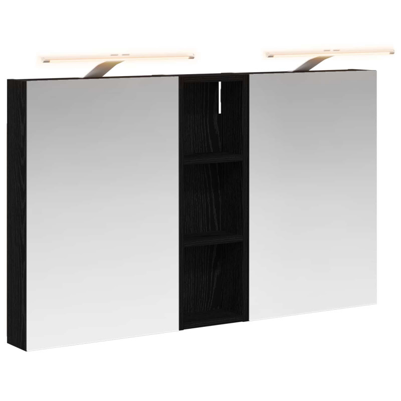 Zestaw Szafek Łazienkowych z półką 3 pcs 100 x 10,5 x 60,5 cm