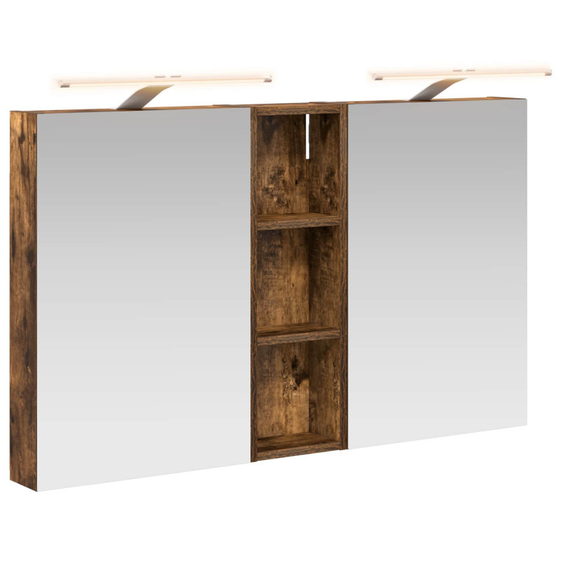 Zestaw Szafek Łazienkowych z półką 3 pcs 100 x 10,5 x 60,5 cm