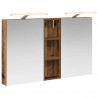 Zestaw Szafek Łazienkowych z półką 3 pcs 100 x 10,5 x 60,5 cm