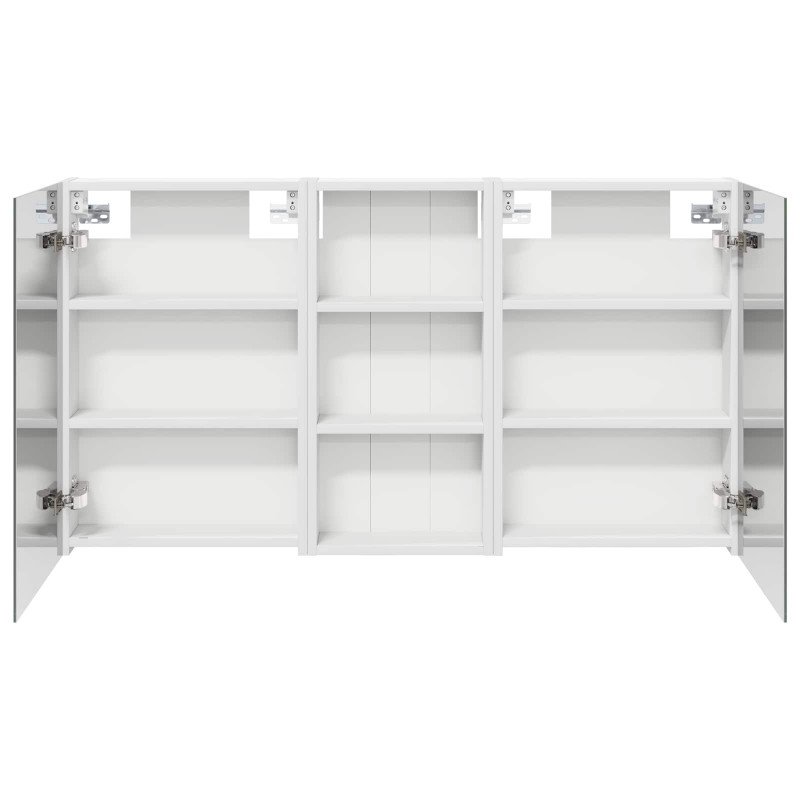 Zestaw Szafek Łazienkowych z półką 3 pcs 110 x 10,5 x 60,5 cm