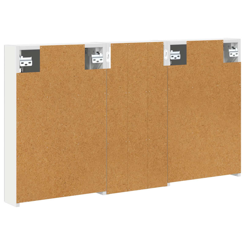 Zestaw Szafek Łazienkowych z półką 3 pcs 110 x 10,5 x 60,5 cm