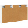 Zestaw Szafek Łazienkowych z półką 3 pcs 110 x 10,5 x 60,5 cm