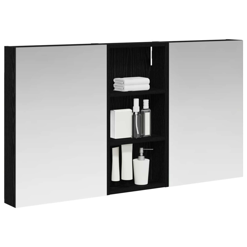 Zestaw Szafek Łazienkowych z półką 3 pcs 110 x 10,5 x 60,5 cm