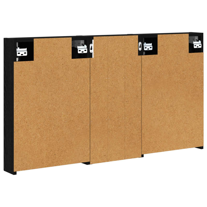 Zestaw Szafek Łazienkowych z półką 3 pcs 110 x 10,5 x 60,5 cm