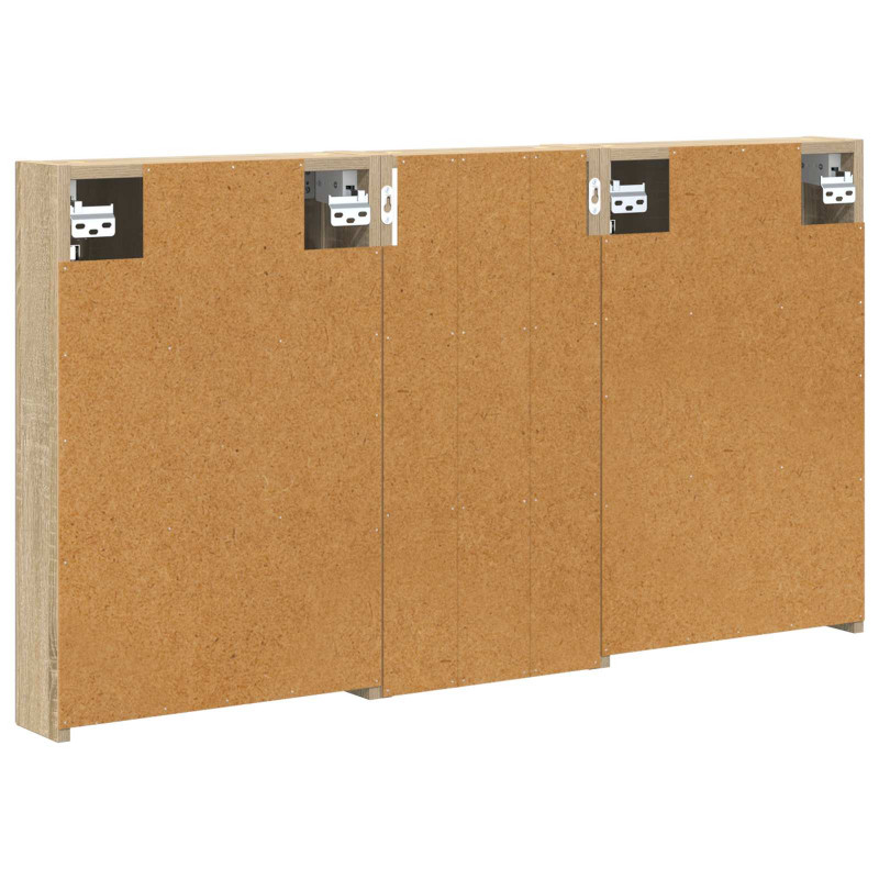 Zestaw Szafek Łazienkowych z półką 3 pcs 110 x 10,5 x 60,5 cm
