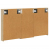 Zestaw Szafek Łazienkowych z półką 3 pcs 110 x 10,5 x 60,5 cm