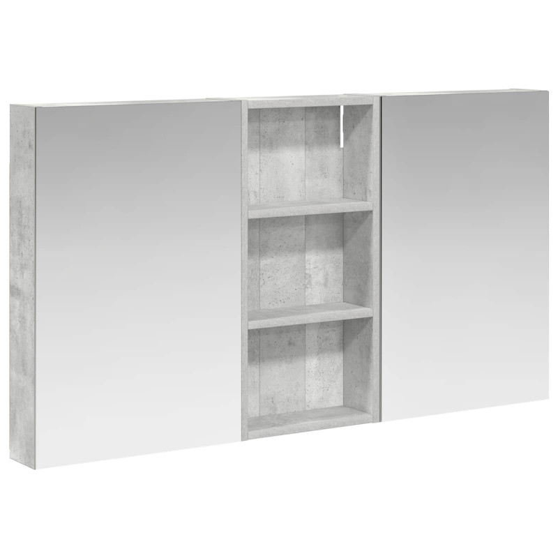 Zestaw Szafek Łazienkowych z półką 3 pcs 110 x 10,5 x 60,5 cm