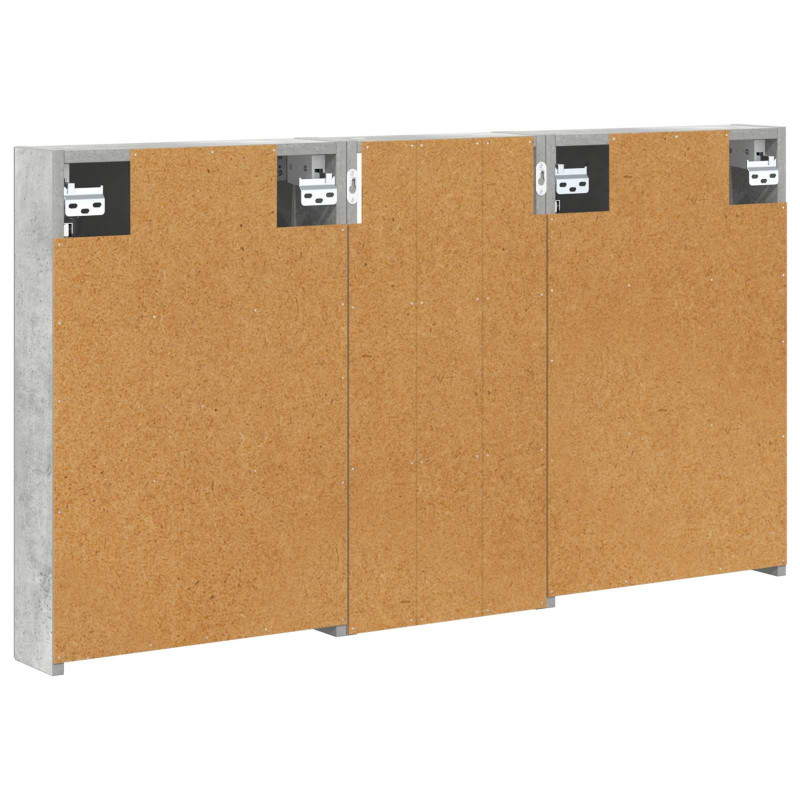 Zestaw Szafek Łazienkowych z półką 3 pcs 110 x 10,5 x 60,5 cm