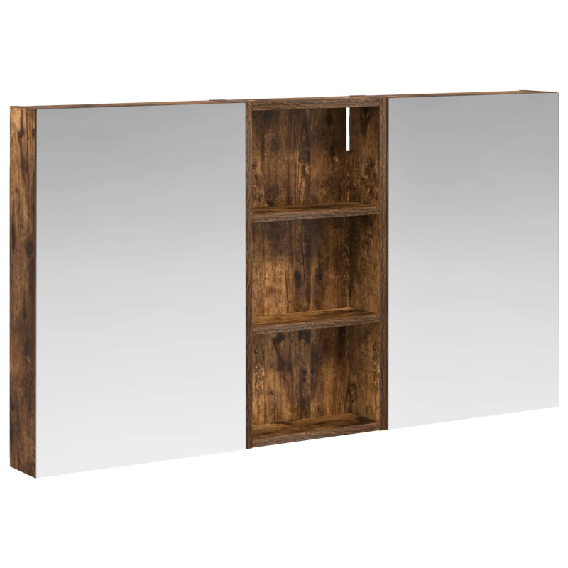 Zestaw Szafek Łazienkowych z półką 3 pcs 110 x 10,5 x 60,5 cm