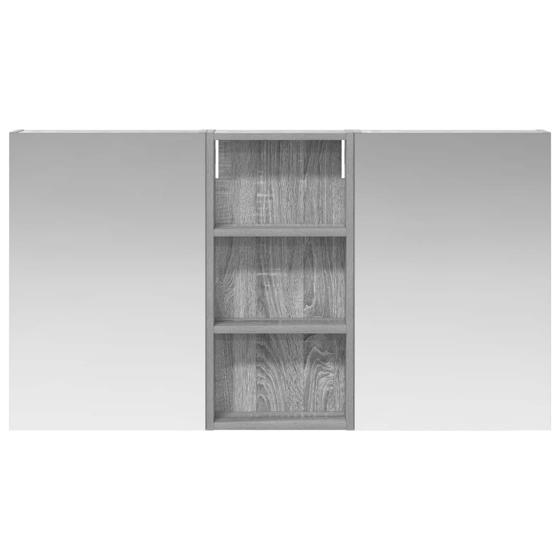 Zestaw Szafek Łazienkowych z półką 3 pcs 110 x 10,5 x 60,5 cm