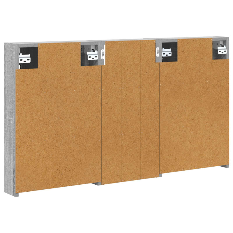 Zestaw Szafek Łazienkowych z półką 3 pcs 110 x 10,5 x 60,5 cm