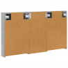 Zestaw Szafek Łazienkowych z półką 3 pcs 110 x 10,5 x 60,5 cm