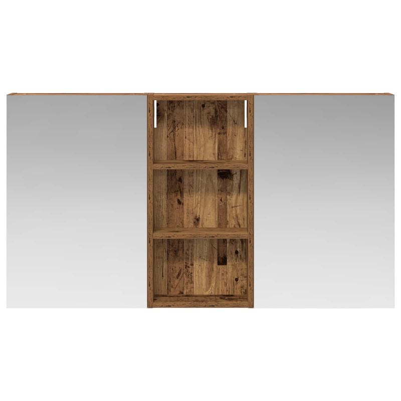 Zestaw Szafek Łazienkowych z półką 3 pcs 110 x 10,5 x 60,5 cm