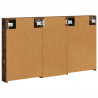 Zestaw Szafek Łazienkowych z półką 3 pcs 110 x 10,5 x 60,5 cm