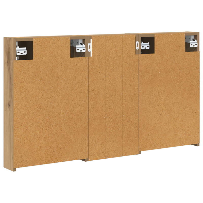 Zestaw Szafek Łazienkowych z półką 3 pcs 110 x 10,5 x 60,5 cm