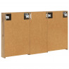 Zestaw Szafek Łazienkowych z półką 3 pcs 110 x 10,5 x 60,5 cm