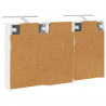 Zestaw Szafek Łazienkowych z półką 3 pcs 110 x 10,5 x 60,5 cm