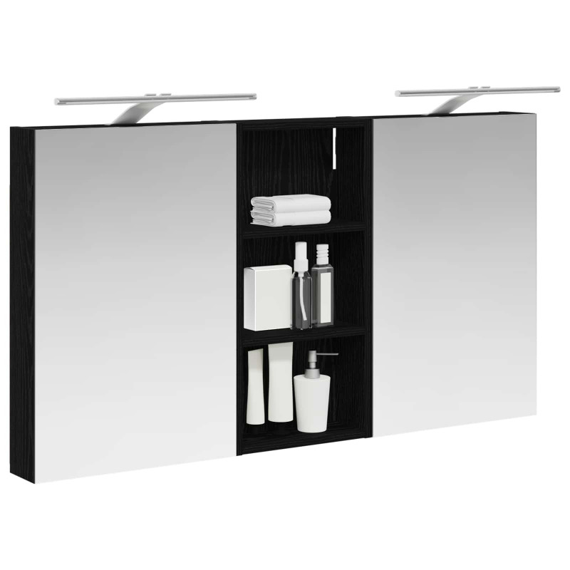Zestaw Szafek Łazienkowych z półką 3 pcs 110 x 10,5 x 60,5 cm