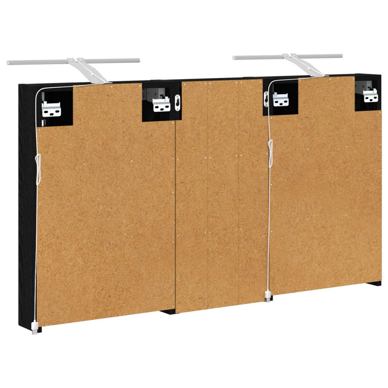 Zestaw Szafek Łazienkowych z półką 3 pcs 110 x 10,5 x 60,5 cm