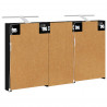 Zestaw Szafek Łazienkowych z półką 3 pcs 110 x 10,5 x 60,5 cm