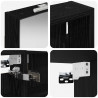 Zestaw Szafek Łazienkowych z półką 3 pcs 110 x 10,5 x 60,5 cm