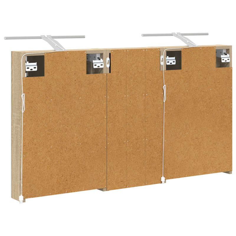 Zestaw Szafek Łazienkowych z półką 3 pcs 110 x 10,5 x 60,5 cm