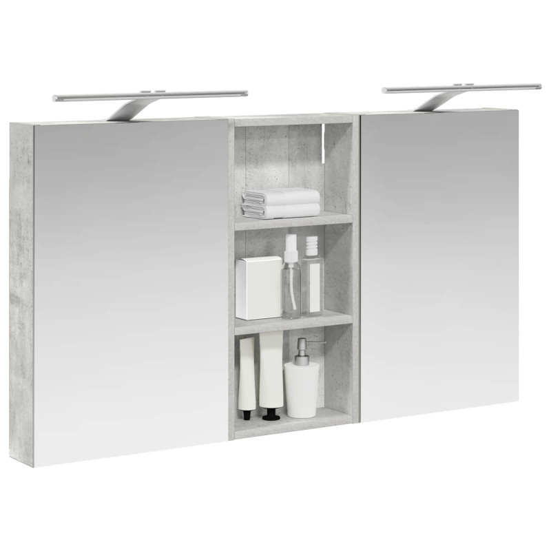 Zestaw Szafek Łazienkowych z półką 3 pcs 110 x 10,5 x 60,5 cm