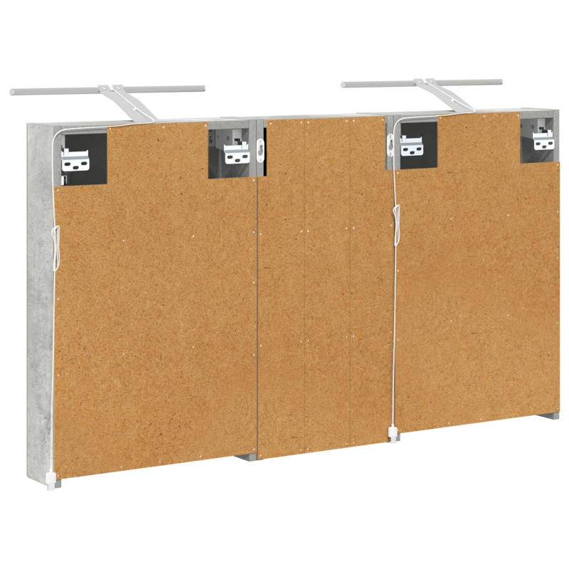 Zestaw Szafek Łazienkowych z półką 3 pcs 110 x 10,5 x 60,5 cm