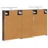 Zestaw Szafek Łazienkowych z półką 3 pcs 110 x 10,5 x 60,5 cm