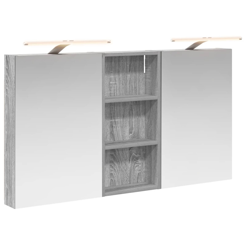 Zestaw Szafek Łazienkowych z półką 3 pcs 110 x 10,5 x 60,5 cm