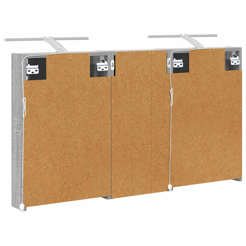 Zestaw Szafek Łazienkowych z półką 3 pcs 110 x 10,5 x 60,5 cm