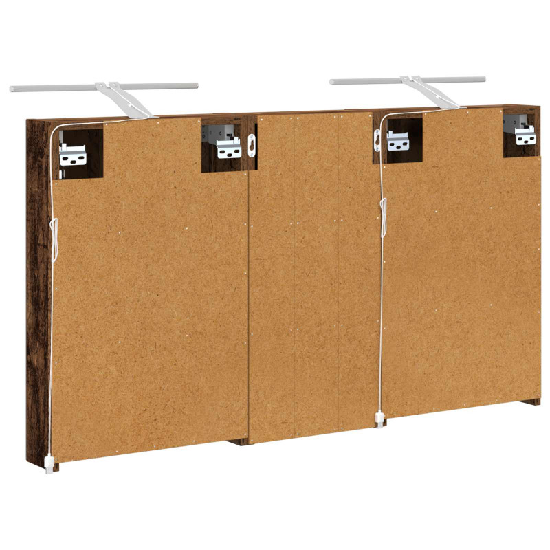 Zestaw Szafek Łazienkowych z półką 3 pcs 110 x 10,5 x 60,5 cm