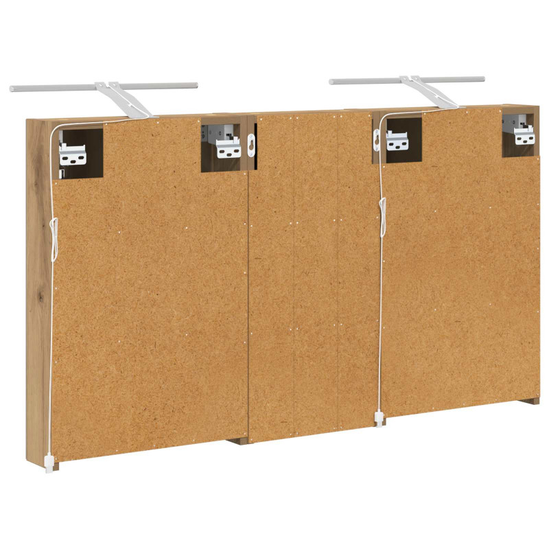 Zestaw Szafek Łazienkowych z półką 3 pcs 110 x 10,5 x 60,5 cm