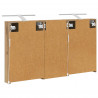 Zestaw Szafek Łazienkowych z półką 3 pcs 110 x 10,5 x 60,5 cm