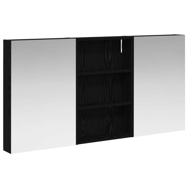 Zestaw Szafek Łazienkowych z półką 3 pcs 120 x 10,5 x 60,5 cm