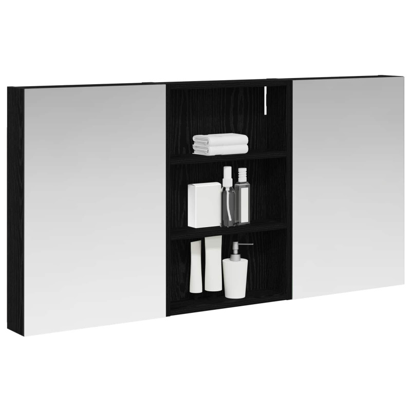 Zestaw Szafek Łazienkowych z półką 3 pcs 120 x 10,5 x 60,5 cm
