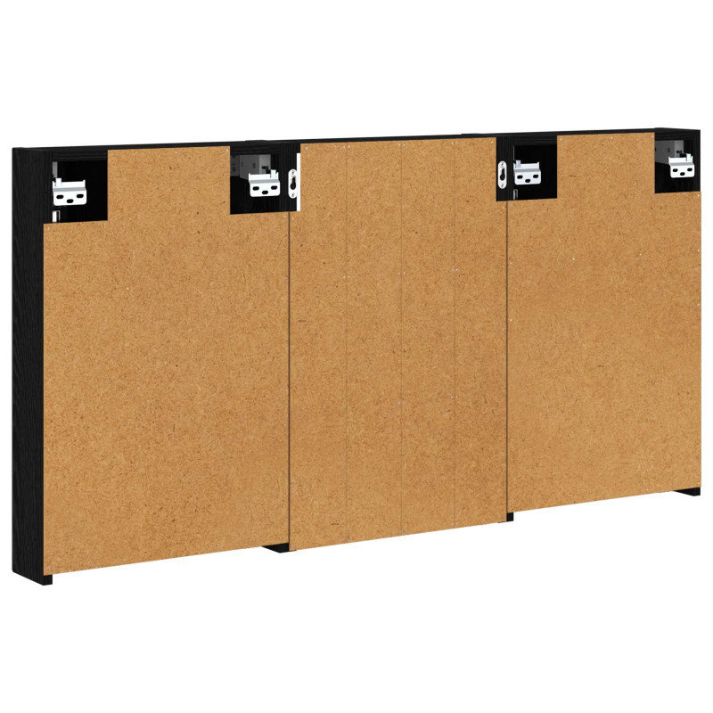 Zestaw Szafek Łazienkowych z półką 3 pcs 120 x 10,5 x 60,5 cm