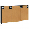 Zestaw Szafek Łazienkowych z półką 3 pcs 120 x 10,5 x 60,5 cm
