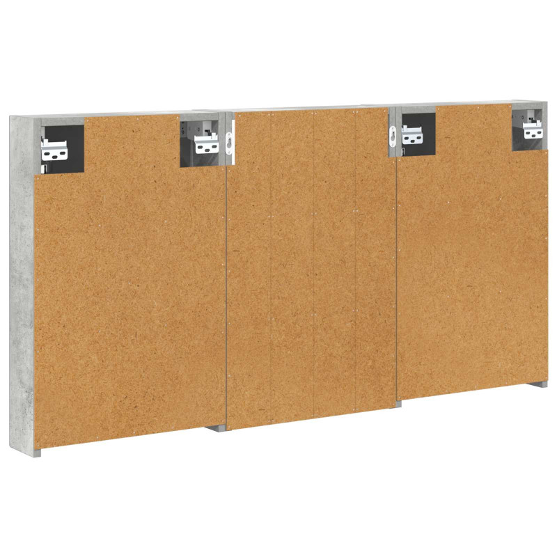 Zestaw Szafek Łazienkowych z półką 3 pcs 120 x 10,5 x 60,5 cm