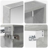 Zestaw Szafek Łazienkowych z półką 3 pcs 120 x 10,5 x 60,5 cm