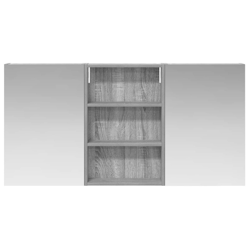 Zestaw Szafek Łazienkowych z półką 3 pcs 120 x 10,5 x 60,5 cm