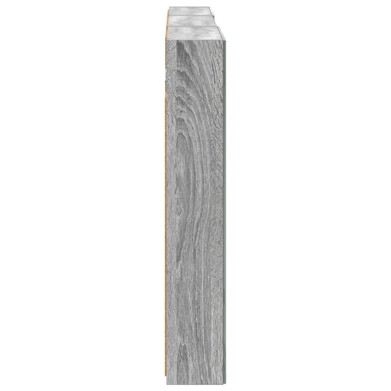 Zestaw Szafek Łazienkowych z półką 3 pcs 120 x 10,5 x 60,5 cm