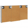 Zestaw Szafek Łazienkowych z półką 3 pcs 120 x 10,5 x 60,5 cm