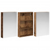 Zestaw Szafek Łazienkowych z półką 3 pcs 120 x 10,5 x 60,5 cm