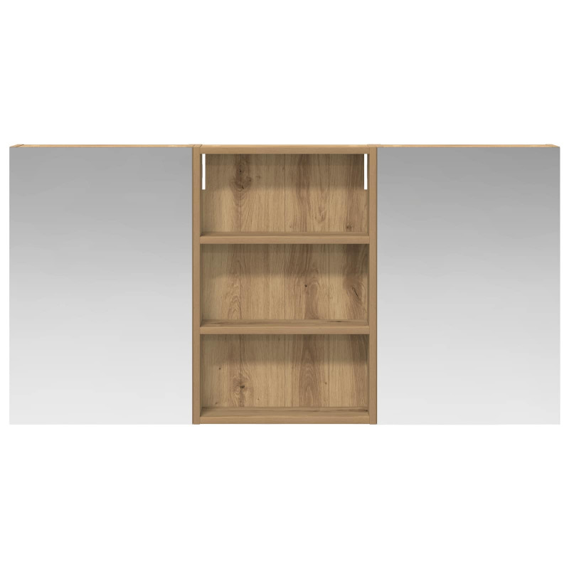 Zestaw Szafek Łazienkowych z półką 3 pcs 120 x 10,5 x 60,5 cm