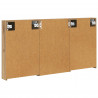 Zestaw Szafek Łazienkowych z półką 3 pcs 120 x 10,5 x 60,5 cm