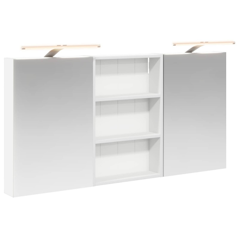 Zestaw Szafek Łazienkowych z półką 3 pcs 120 x 10,5 x 60,5 cm