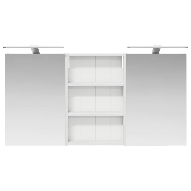 Zestaw Szafek Łazienkowych z półką 3 pcs 120 x 10,5 x 60,5 cm