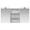 Zestaw Szafek Łazienkowych z półką 3 pcs 120 x 10,5 x 60,5 cm