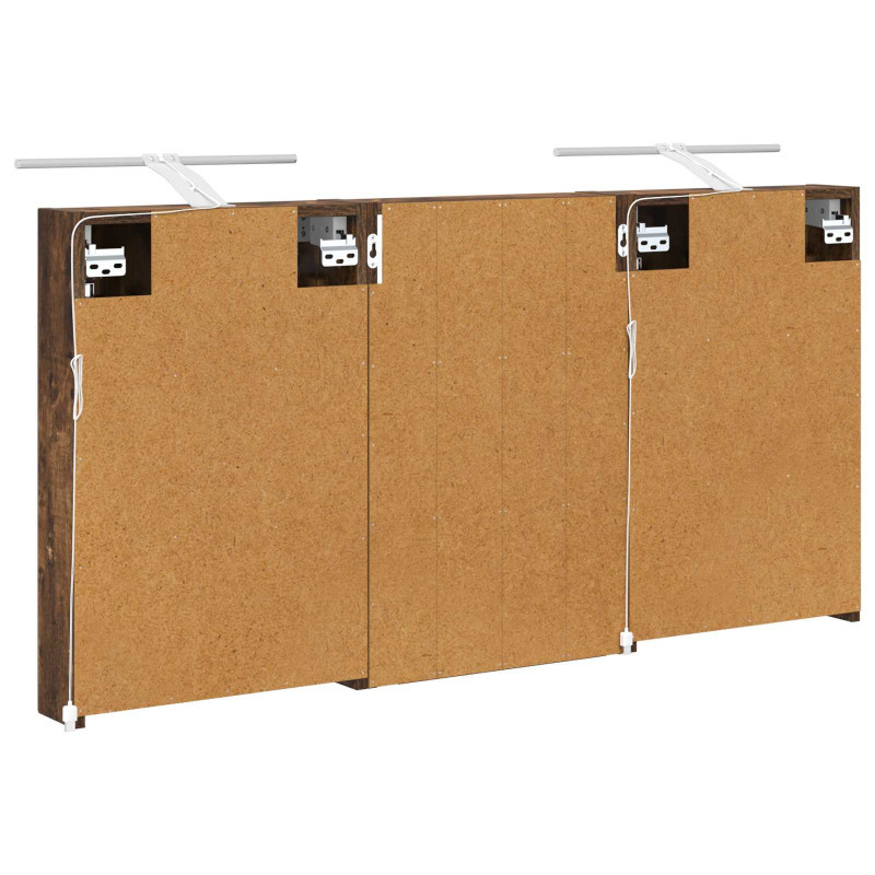 Zestaw Szafek Łazienkowych z półką 3 pcs 120 x 10,5 x 60,5 cm